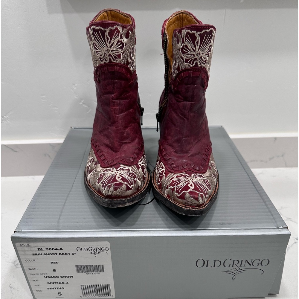 ERIN SHORT BOOT 6"
OLD GRINGO
COLOR RED